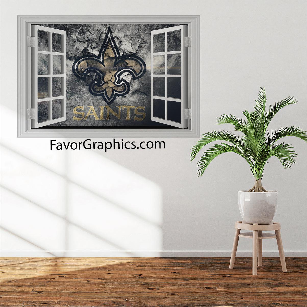 New Orleans Saints Vinyl Wall Art Decal Sticker Poster Print Mural