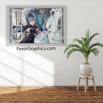 Eula (Genshin impact) Vinyl Wall Art Decal Sticker Poster Print Mural