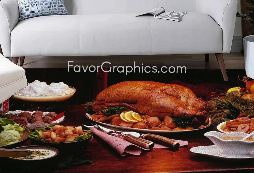 Thanksgiving Home Bedroom Decor Rug Carpet Mat