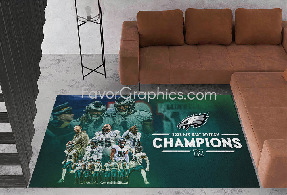 Philadelphia Eagles Home Bedroom Decor Rug Carpet Mat