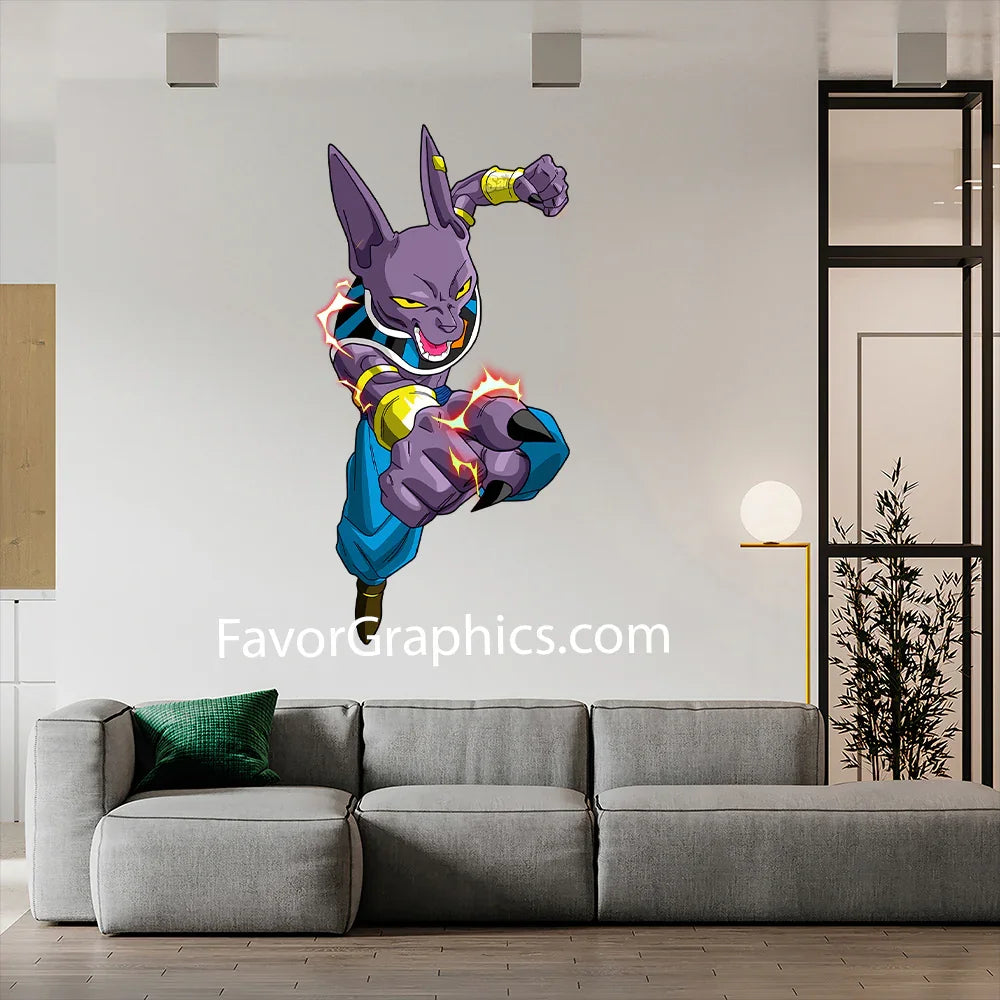 Beerus Dragon Ball Super Home Room Wall Vinyl Decal Sticker Mural Poster