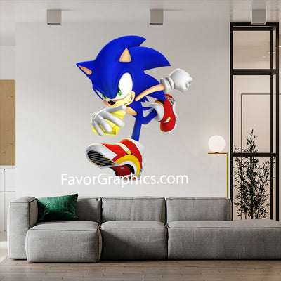 Sonic The Hedgehog Home Room Wall Vinyl Decal Sticker Mural Poster