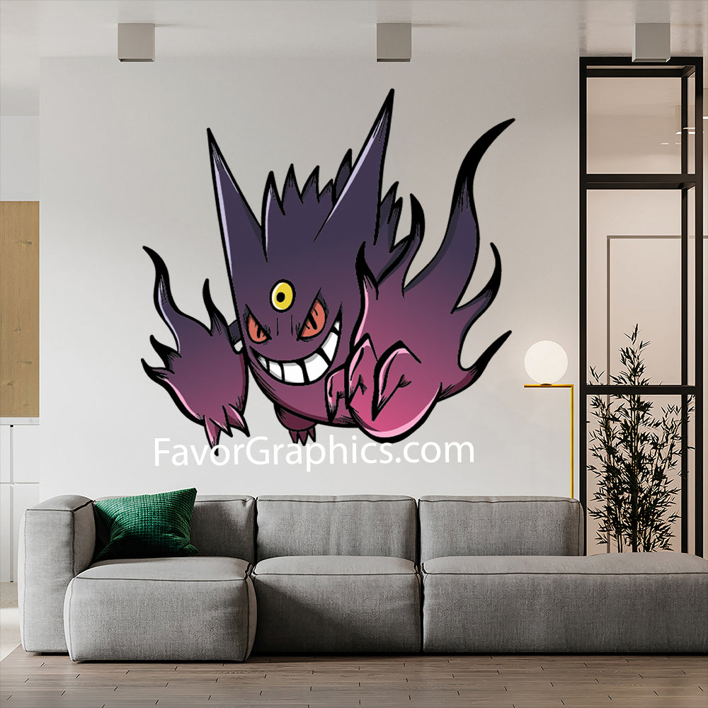 Gengar (Pokemon) Home Room Wall Vinyl Decal Sticker Mural Poster