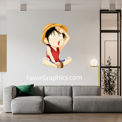 Monkey D. Luffy Home Room Wall Vinyl Decal Sticker Mural Poster