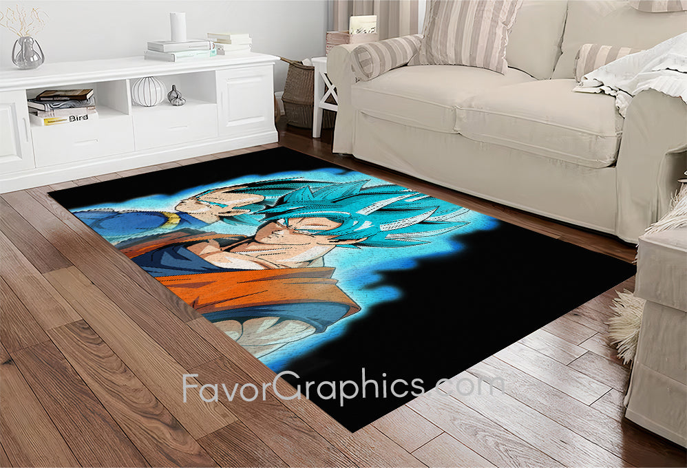 Goku Vegeta Home Bedroom Decor Rug Carpet Mat