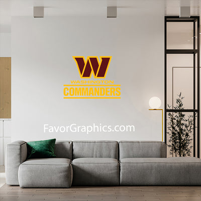 Washington Commanders Home Room Wall Vinyl Decal Sticker Mural Poster