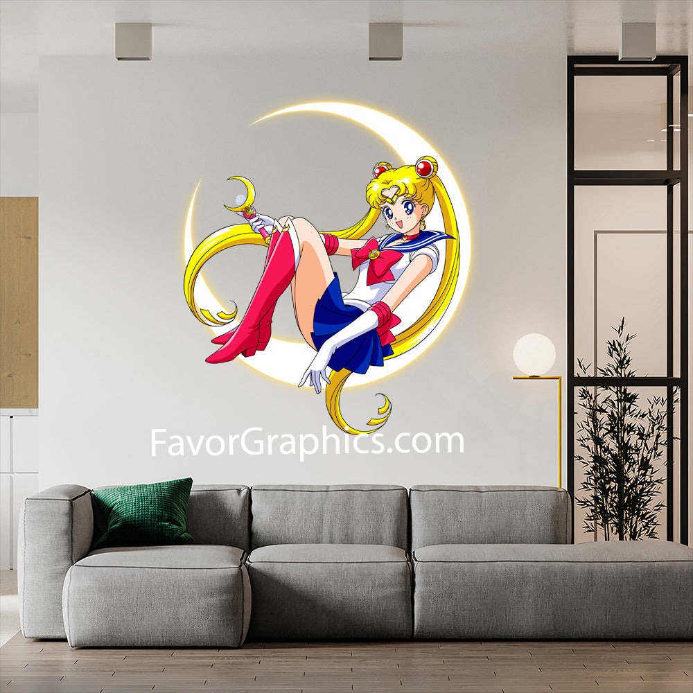 Sailor Moon Home Room Wall Vinyl Decal Sticker Mural Poster