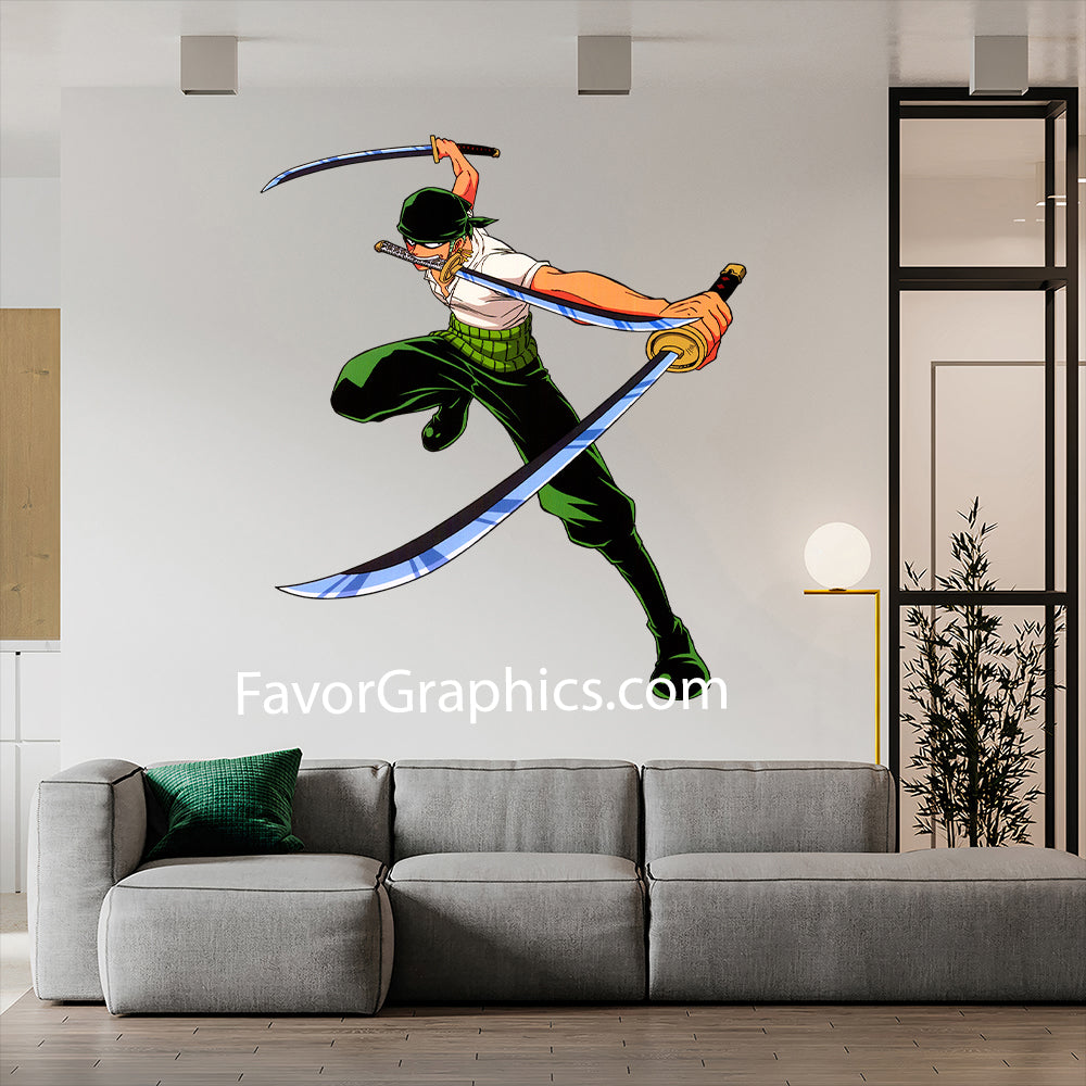 Roronoa Zoro Home Room Wall Vinyl Decal Sticker Mural Poster