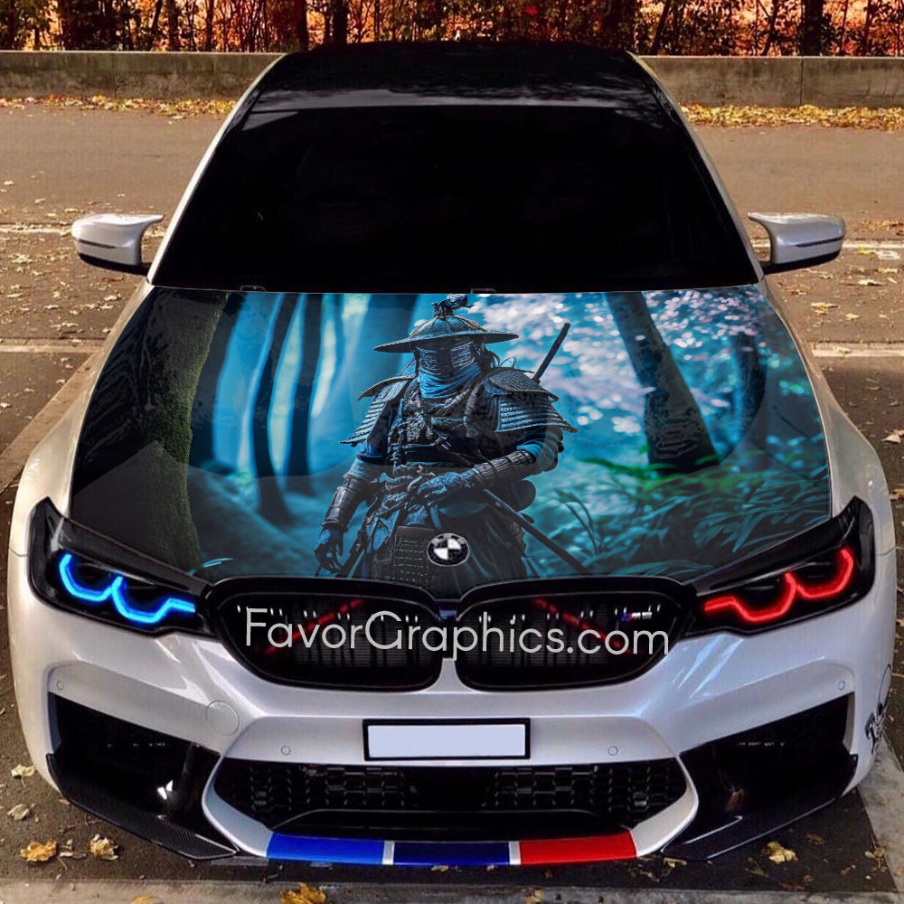 Samurai Itasha Car Vinyl Hood Wrap Decal Sticker