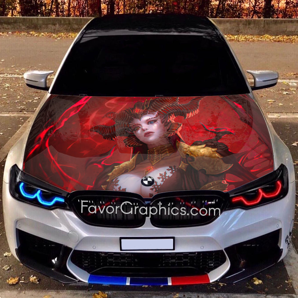 Lilith (Diablo) Itasha Car Vinyl Hood Wrap Decal Sticker