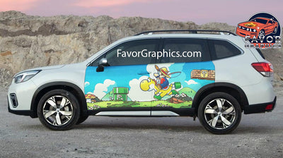 Mario Car Door Vinyl Wrap Decal Sticker