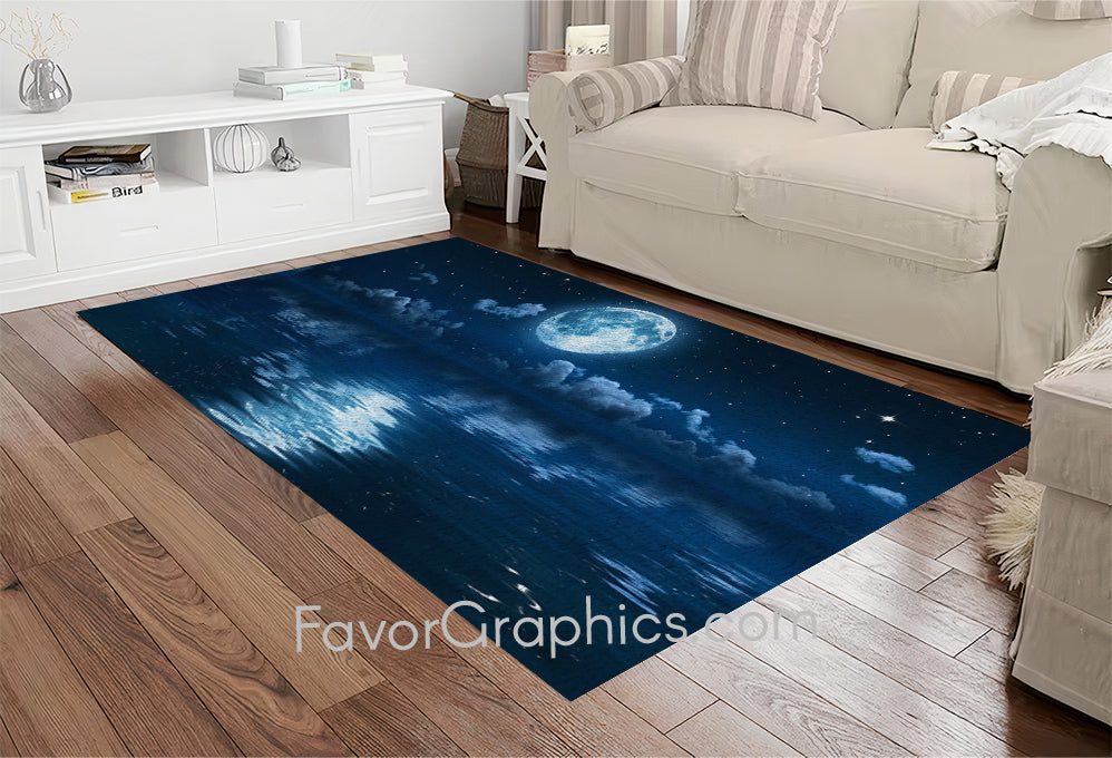 Full Moon Home Bedroom Decor Rug Carpet Mat