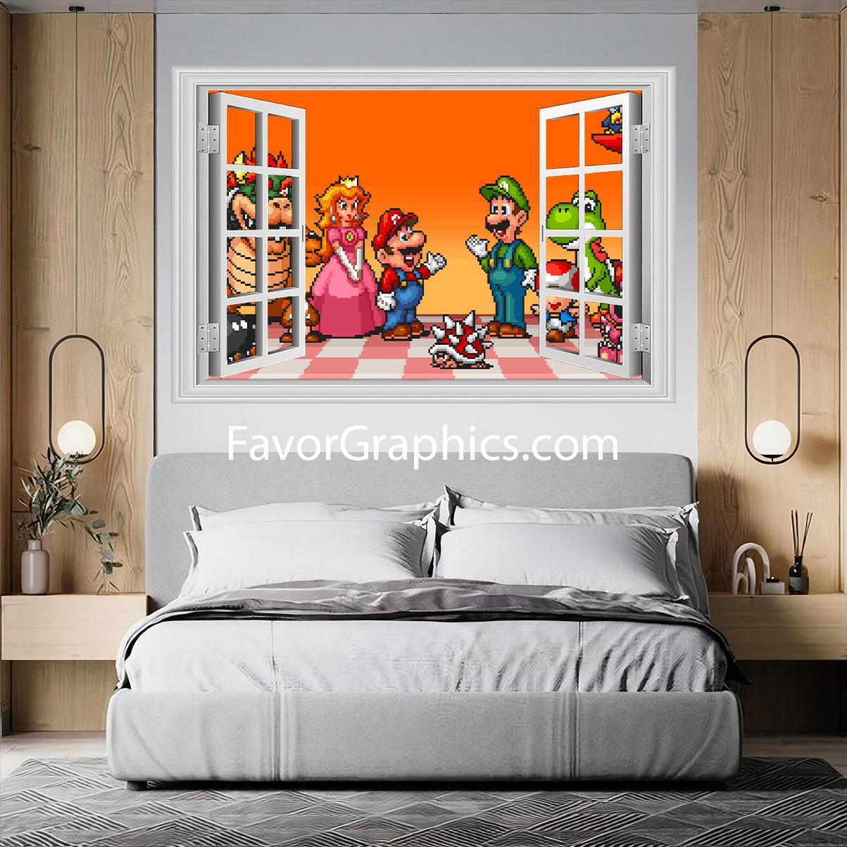 Mario Vinyl Wall Art Decal Sticker Poster Print Mural