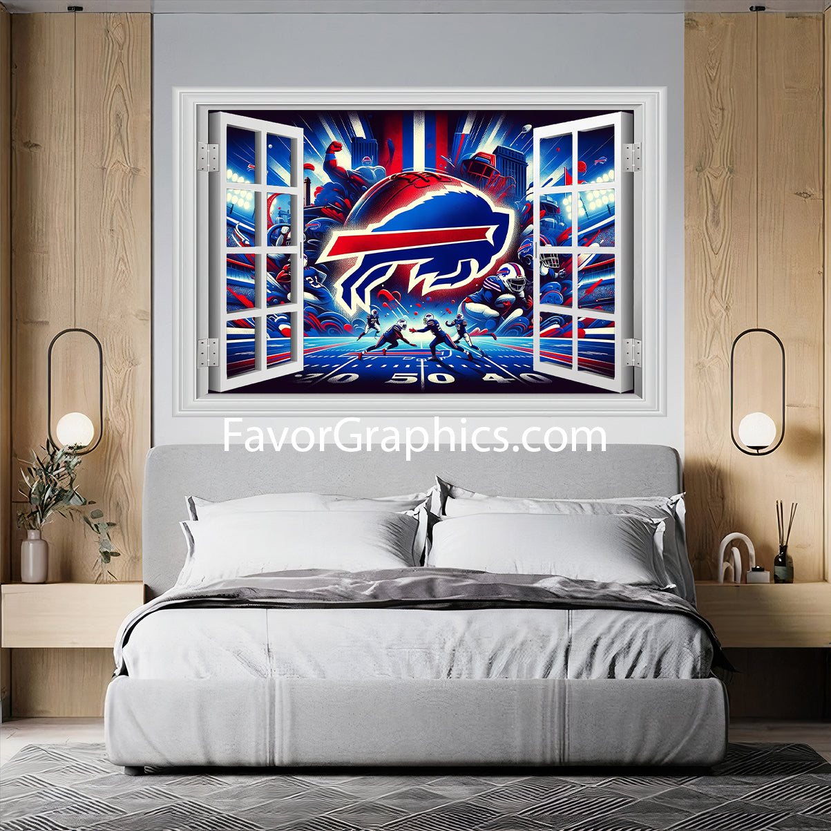 Buffalo Bills Vinyl Wall Art Decal Sticker Poster Print Mural