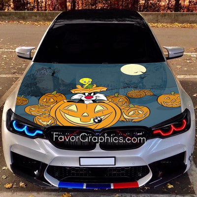 Sylvester the Cat Itasha Car Vinyl Hood Wrap