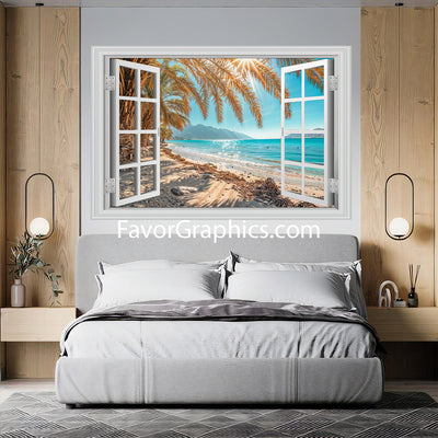 Beach Vinyl Wall Art Decal Sticker Poster Print Mural