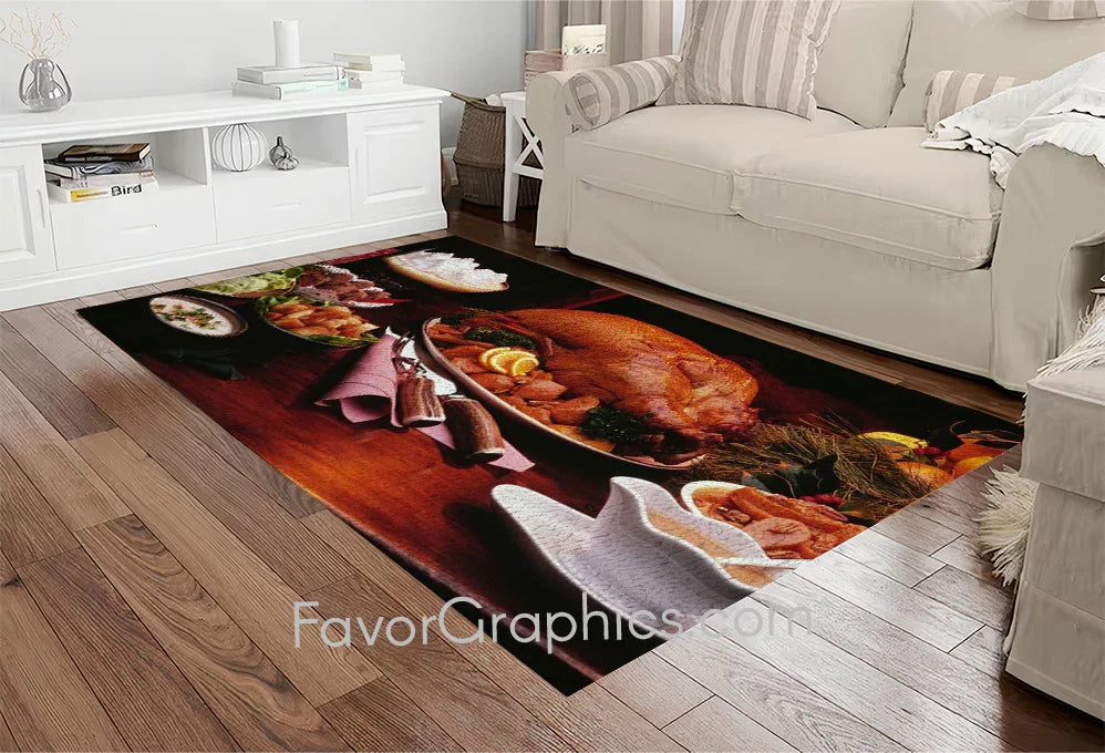 Thanksgiving Home Bedroom Decor Rug Carpet Mat