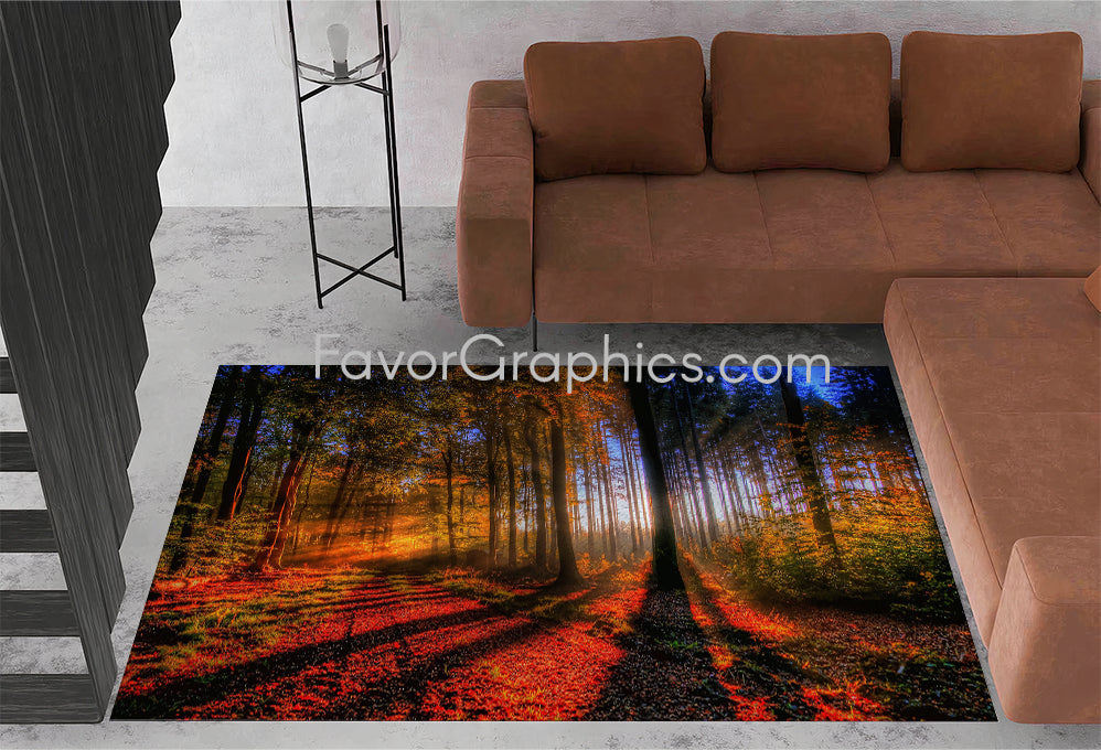 Forest Home Bedroom Decor Rug Carpet Mat