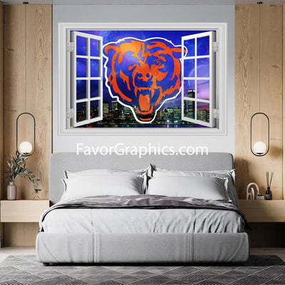 Chicago Bears Vinyl Wall Art Decal Sticker Poster Print Mural