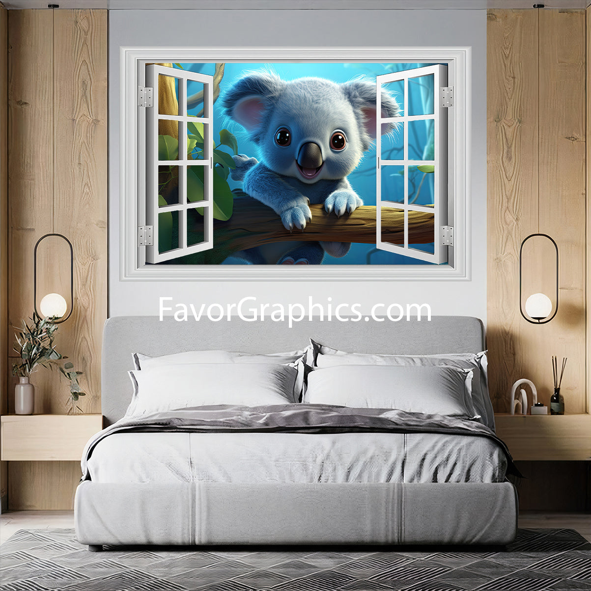 Koala Vinyl Wall Art Decal Sticker Poster Print Mural