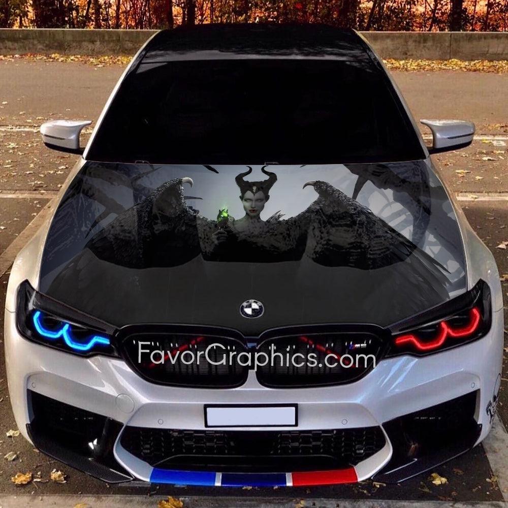 Maleficent  Itasha Car Vinyl Hood Wrap