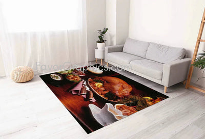 Thanksgiving Home Bedroom Decor Rug Carpet Mat