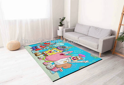 Spongebob Home Bedroom Decor Rug Carpet Mat