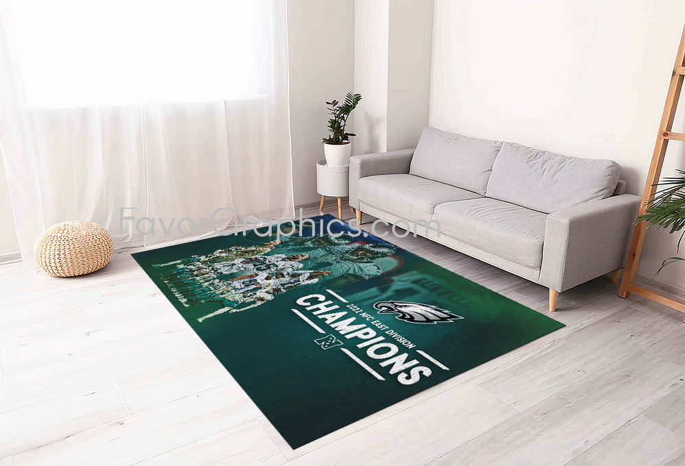 Philadelphia Eagles Home Bedroom Decor Rug Carpet Mat