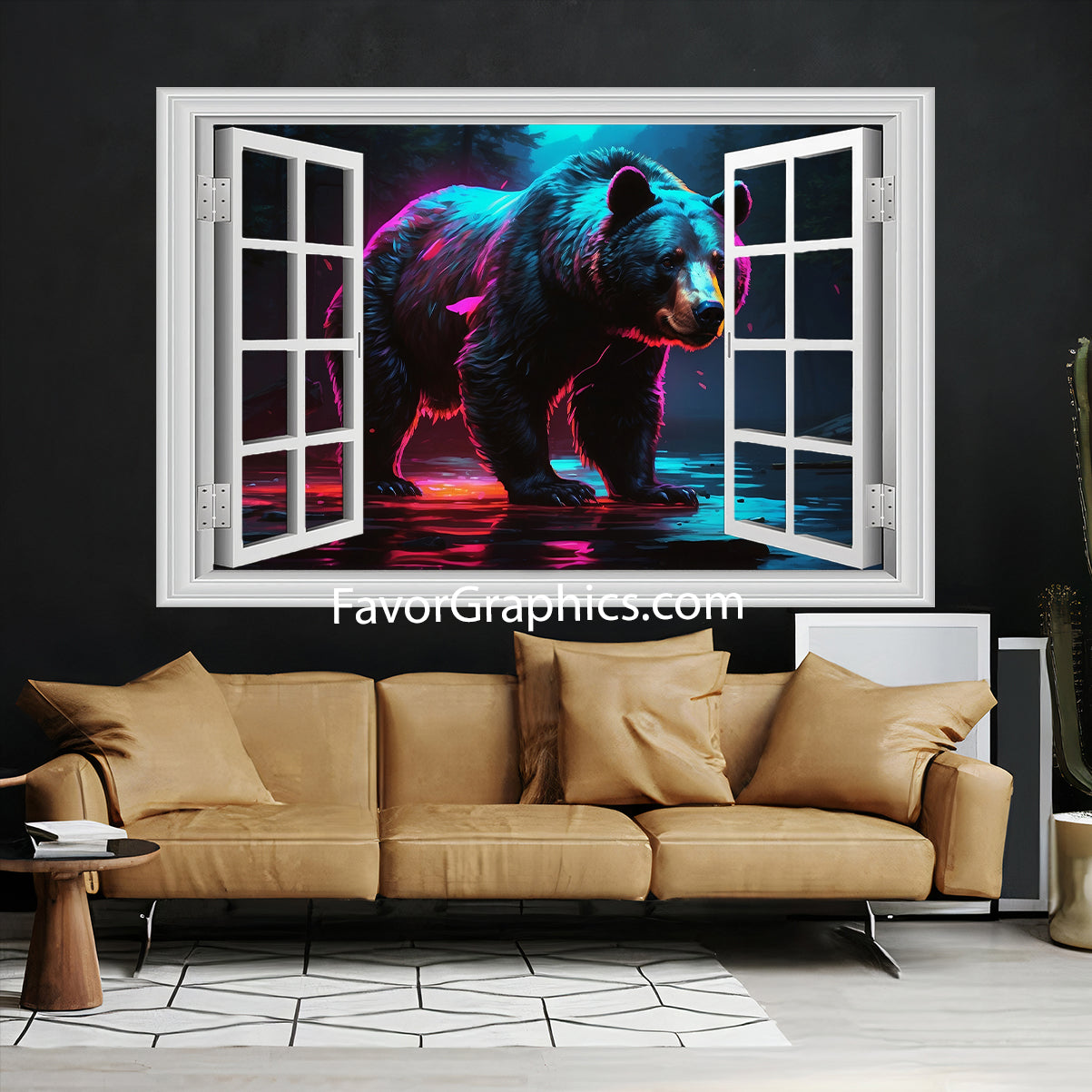 Bear Vinyl Wall Art Decal Sticker Poster Print Mural