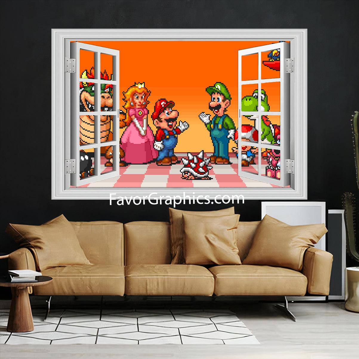 Mario Vinyl Wall Art Decal Sticker Poster Print Mural