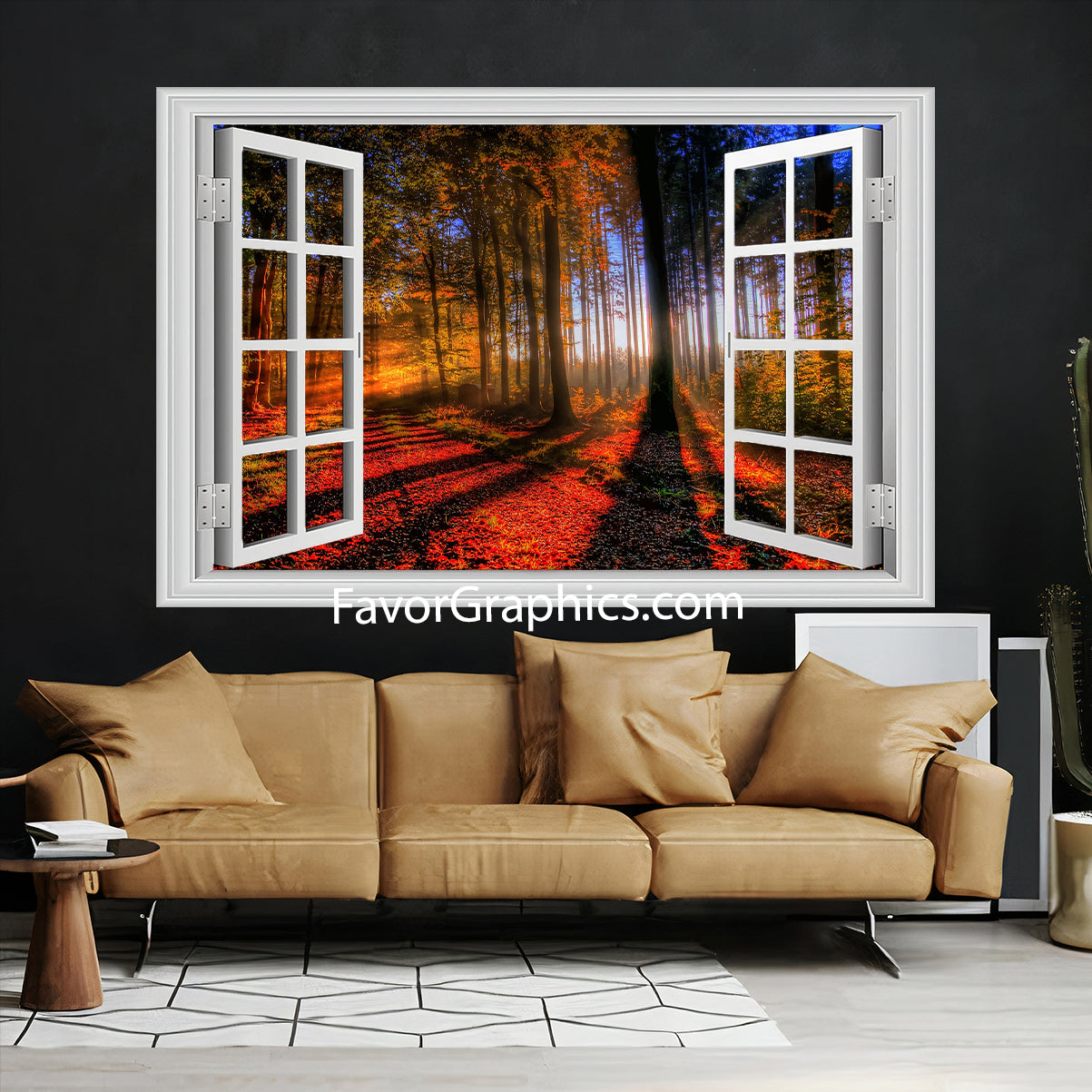 Forest Vinyl Wall Art Decal Sticker Poster Print Mural