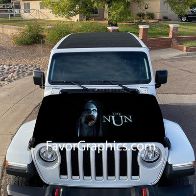 The Nun Valak Itasha Car Vinyl Hood Wrap Decal Sticker