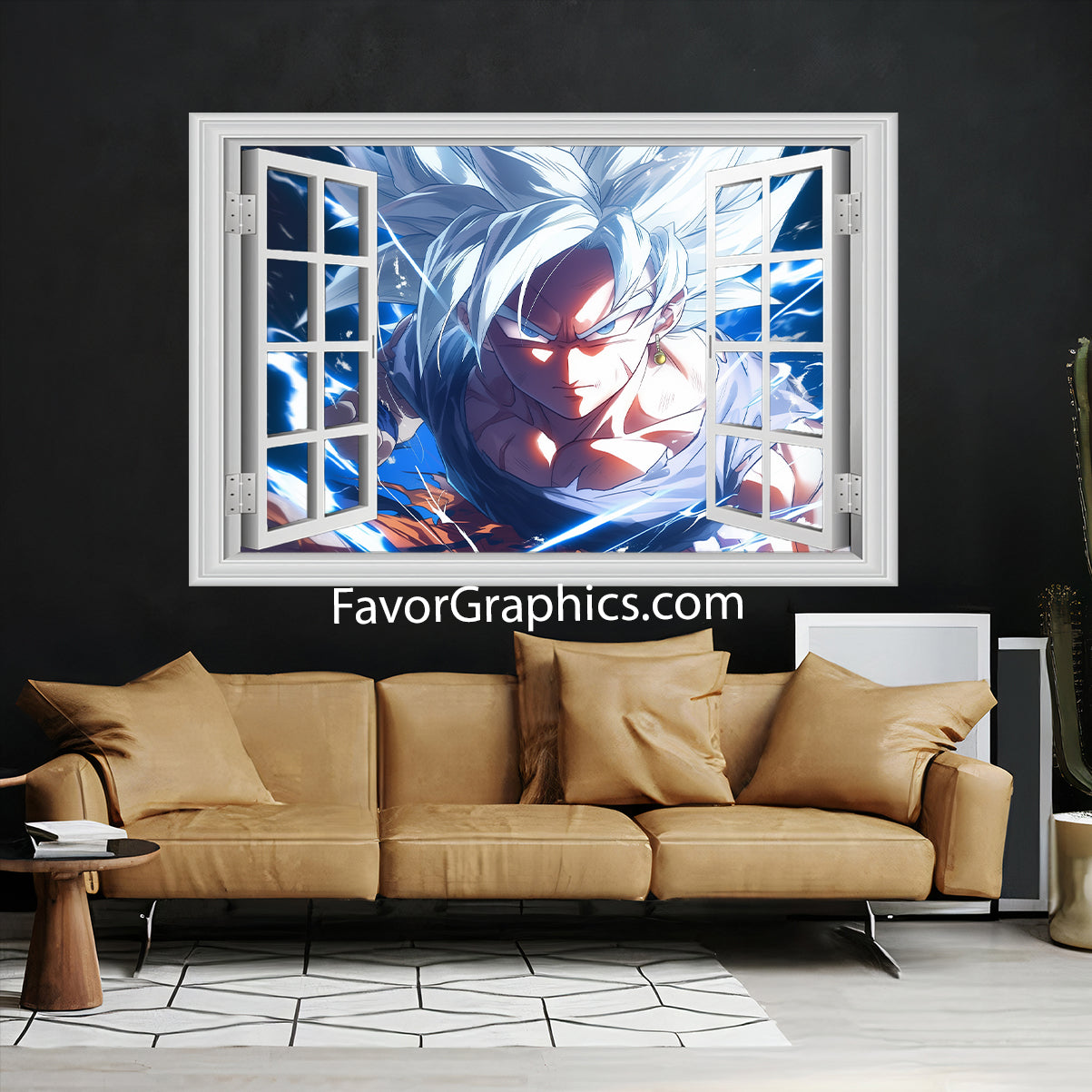 Ultra Instinct Goku Vinyl Wall Art Decal Sticker Poster Print Mural