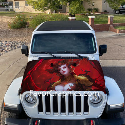 Lilith (Diablo) Itasha Car Vinyl Hood Wrap Decal Sticker