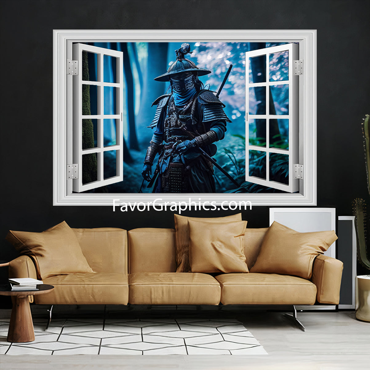 Samurai Vinyl Wall Art Decal Sticker Poster Print Mural