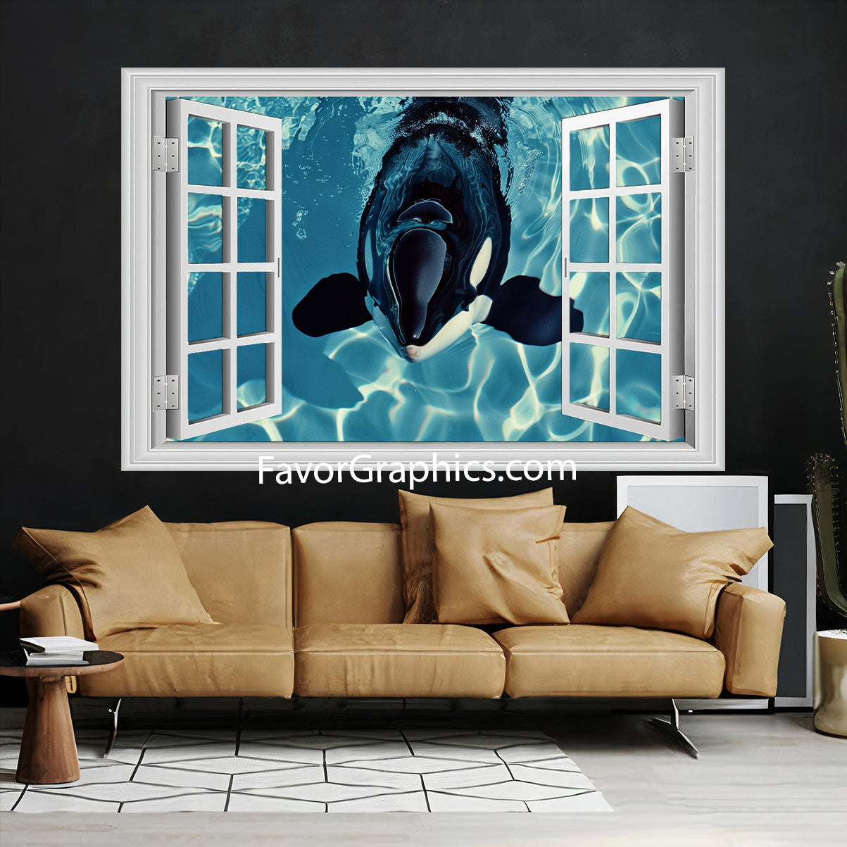 Orca Vinyl Wall Art Decal Sticker Poster Print Mural