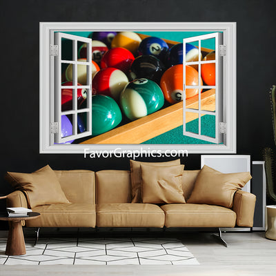 Billiard Vinyl Wall Art Decal Sticker Poster Print Mural