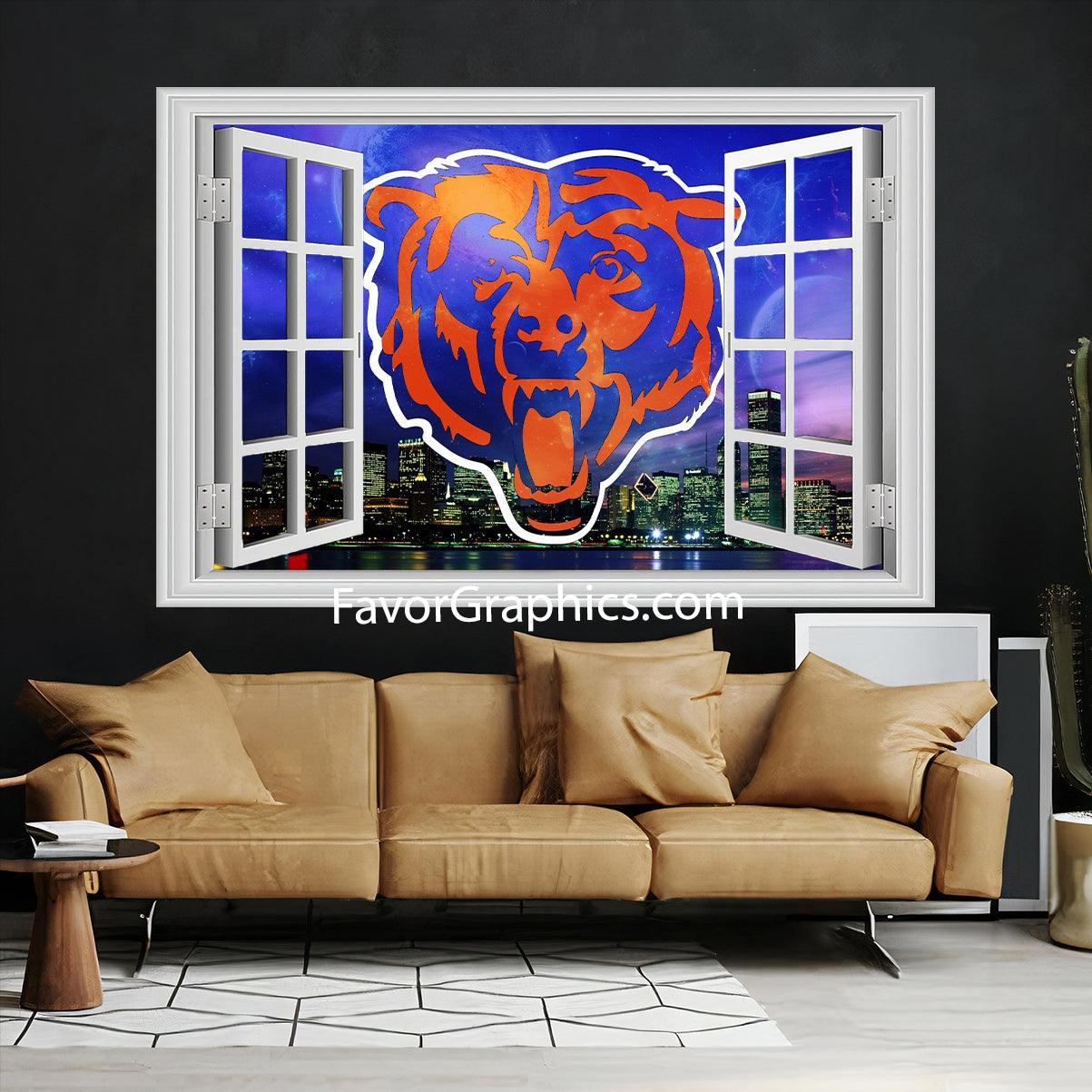 Chicago Bears Vinyl Wall Art Decal Sticker Poster Print Mural