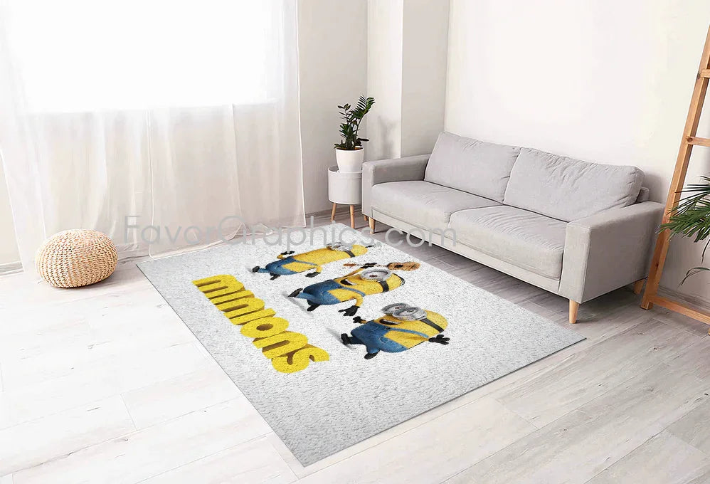 Minion Home Bedroom Decor Rug Carpet Mat