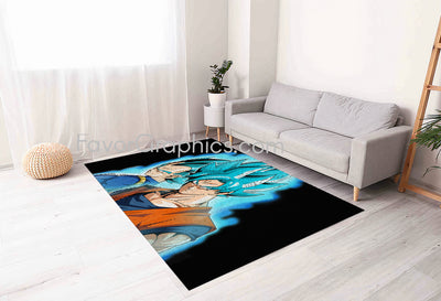 Goku Vegeta Home Bedroom Decor Rug Carpet Mat