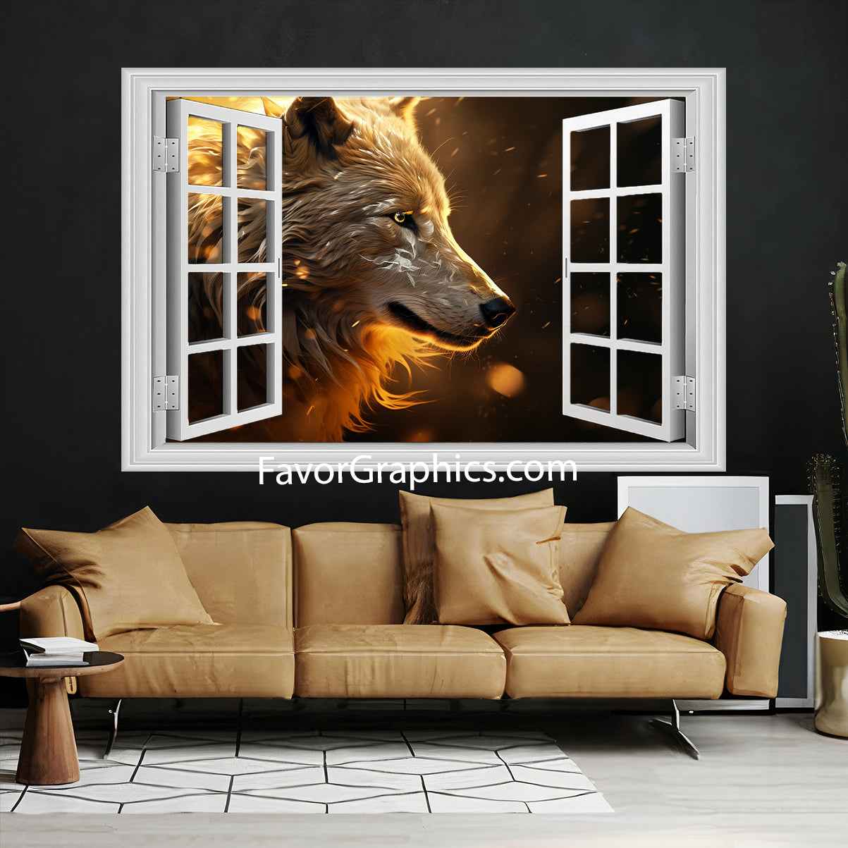 Wolf Vinyl Wall Art Decal Sticker Poster Print Mural