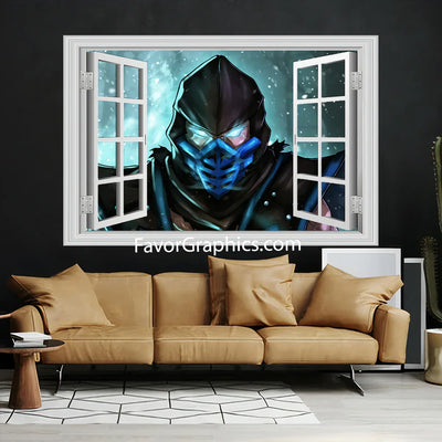 Sub Zero Mortal Kombat Vinyl Wall Art Decal Sticker Poster Print Mural