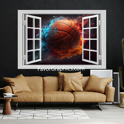 Basketball Vinyl Wall Art Decal Sticker Poster Print Mural