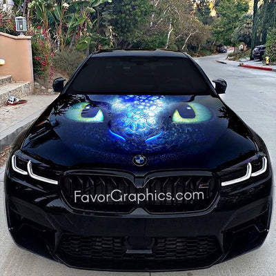 Toothless Itasha Car Vinyl Hood Wrap Decal Sticker