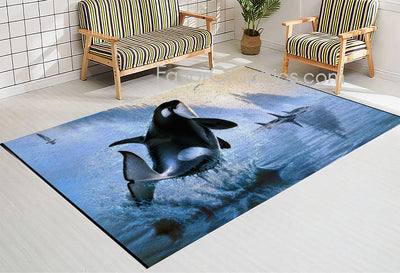 Orca Home Bedroom Decor Rug Carpet Mat