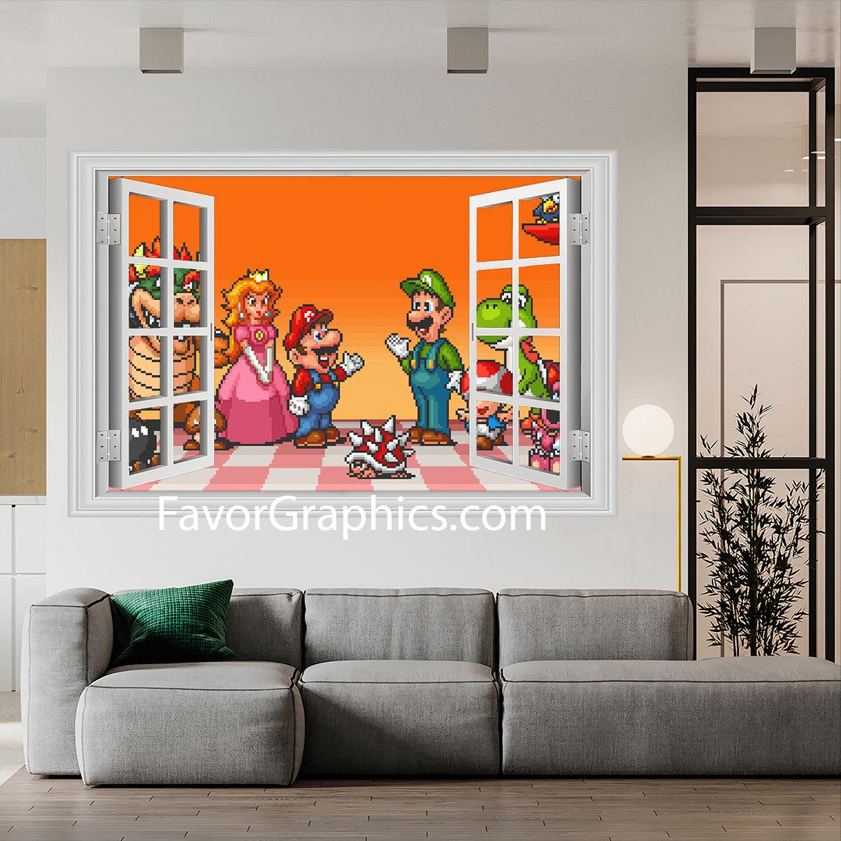 Mario Vinyl Wall Art Decal Sticker Poster Print Mural