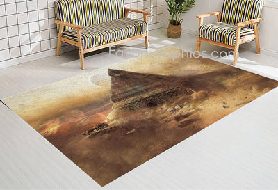 Pyramid Home Bedroom Decor Rug Carpet Mat