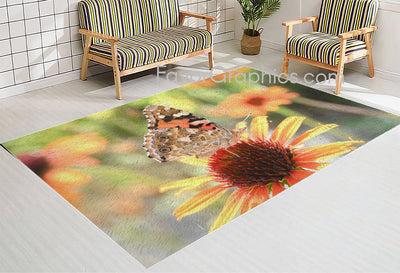 Butterfly Home Bedroom Decor Rug Carpet Mat