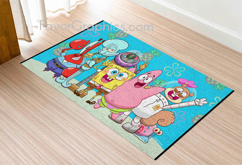 Spongebob Home Bedroom Decor Rug Carpet Mat