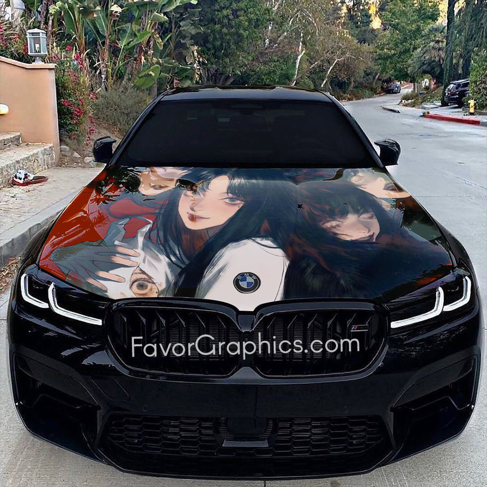 Tomie Kawakami Itasha Car Vinyl Hood Wrap